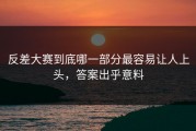 反差大赛到底哪一部分最容易让人上头，答案出乎意料
