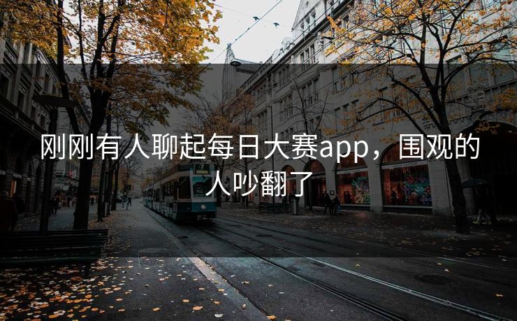 刚刚有人聊起每日大赛app，围观的人吵翻了